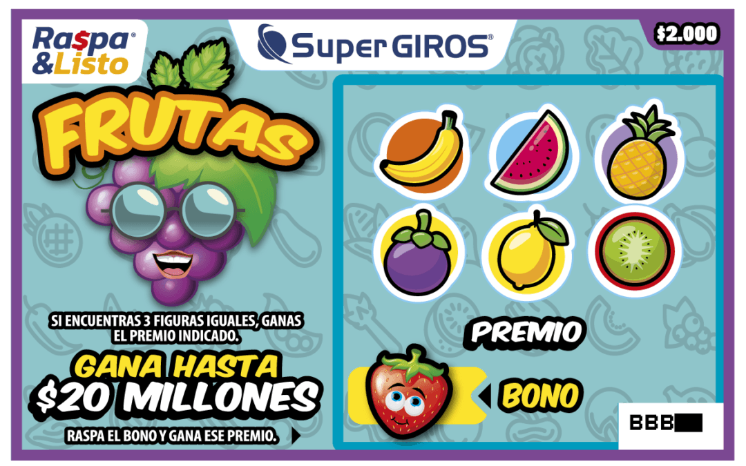 Frutas – Juego 039